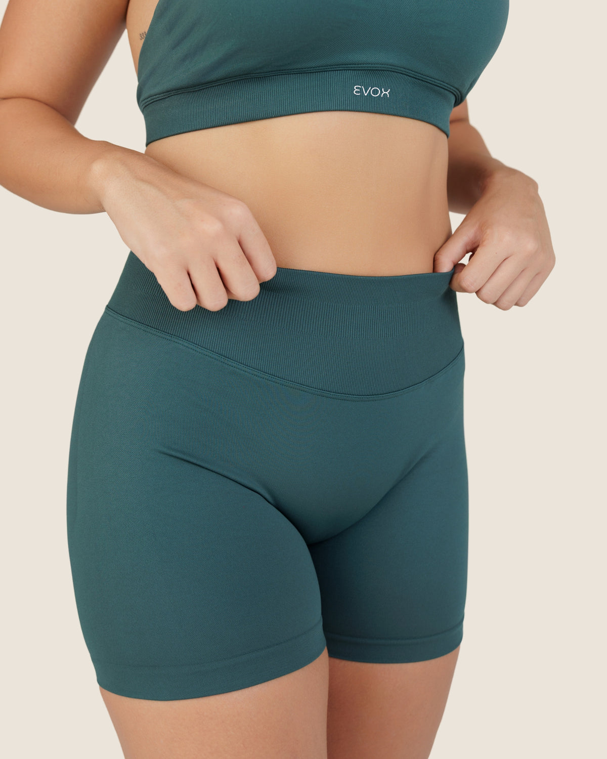 Short de Sport Femme Taille Haute Sculptant EVOX — ÉDITION 02