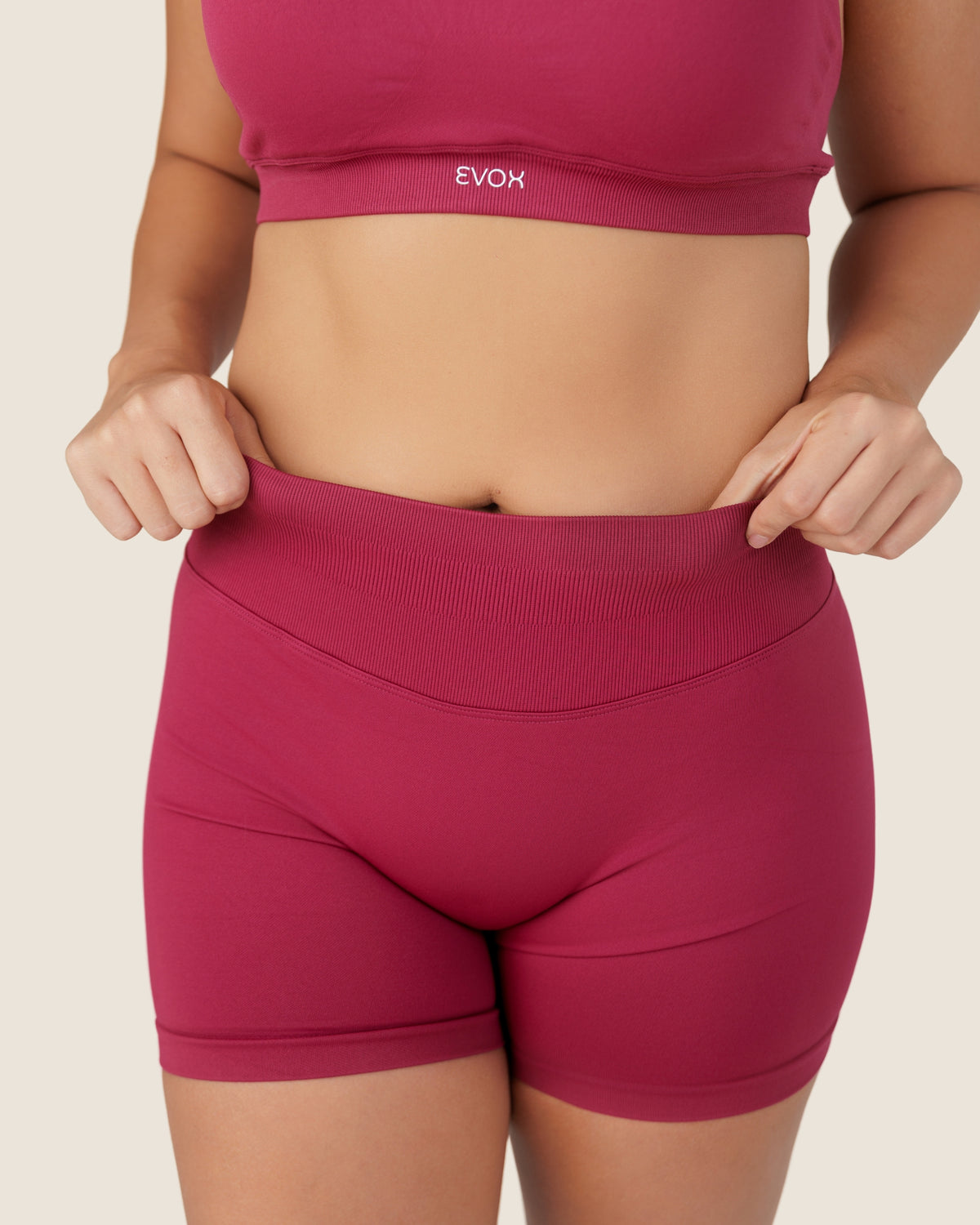 Short de Sport Femme Taille Haute Sculptant EVOX — ÉDITION 02